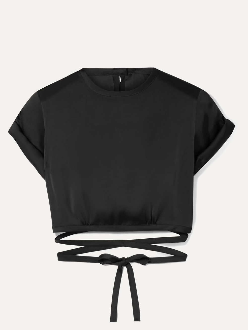 NWT Orseund Iris Le Club Crop Top in Black